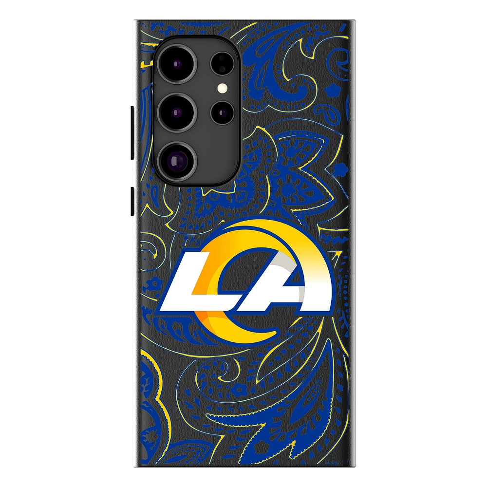 Keyscaper Los Angeles Rams Paisley Galaxy Magnetic Bump Case