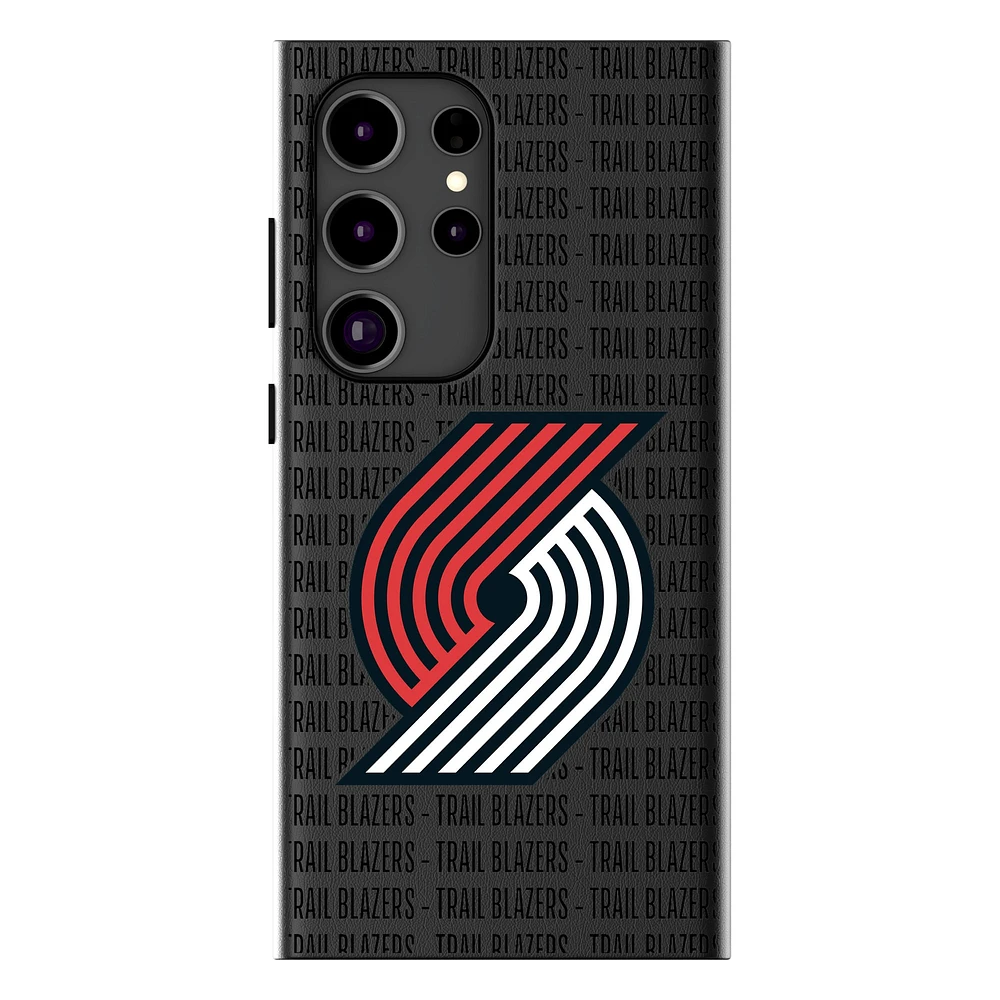Keyscaper Portland Trail Blazers Text Backdrop Galaxy Magnetic Bump Case