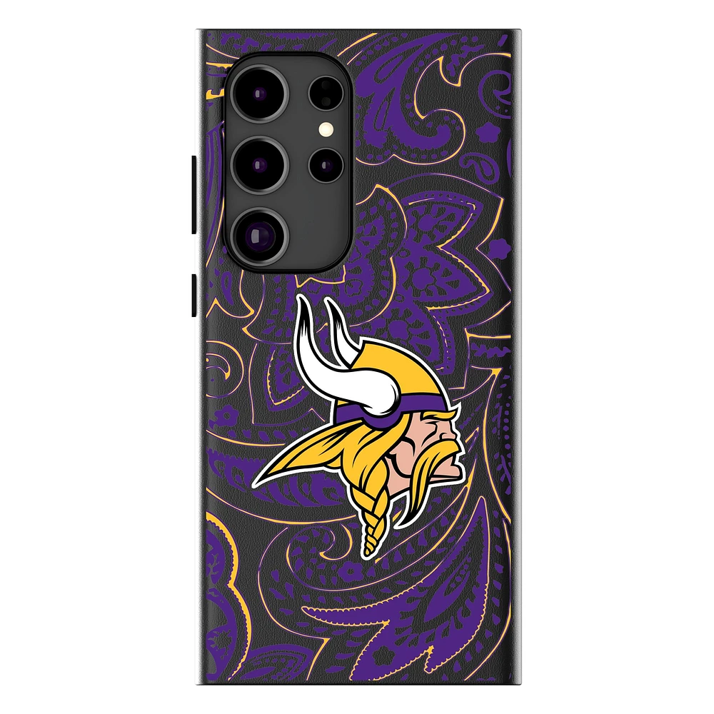 Keyscaper Minnesota Vikings Paisley Galaxy Magnetic Bump Case