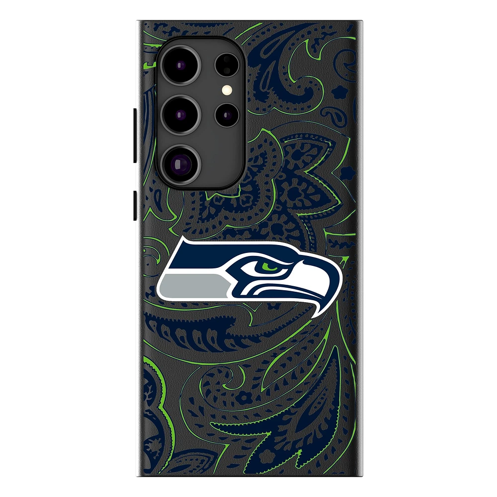 Keyscaper Seattle Seahawks Paisley Galaxy Magnetic Bump Case