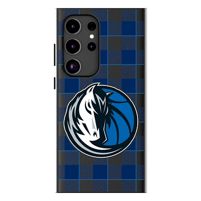 Keyscaper Dallas Mavericks Plaid Galaxy Magnetic Bump Case