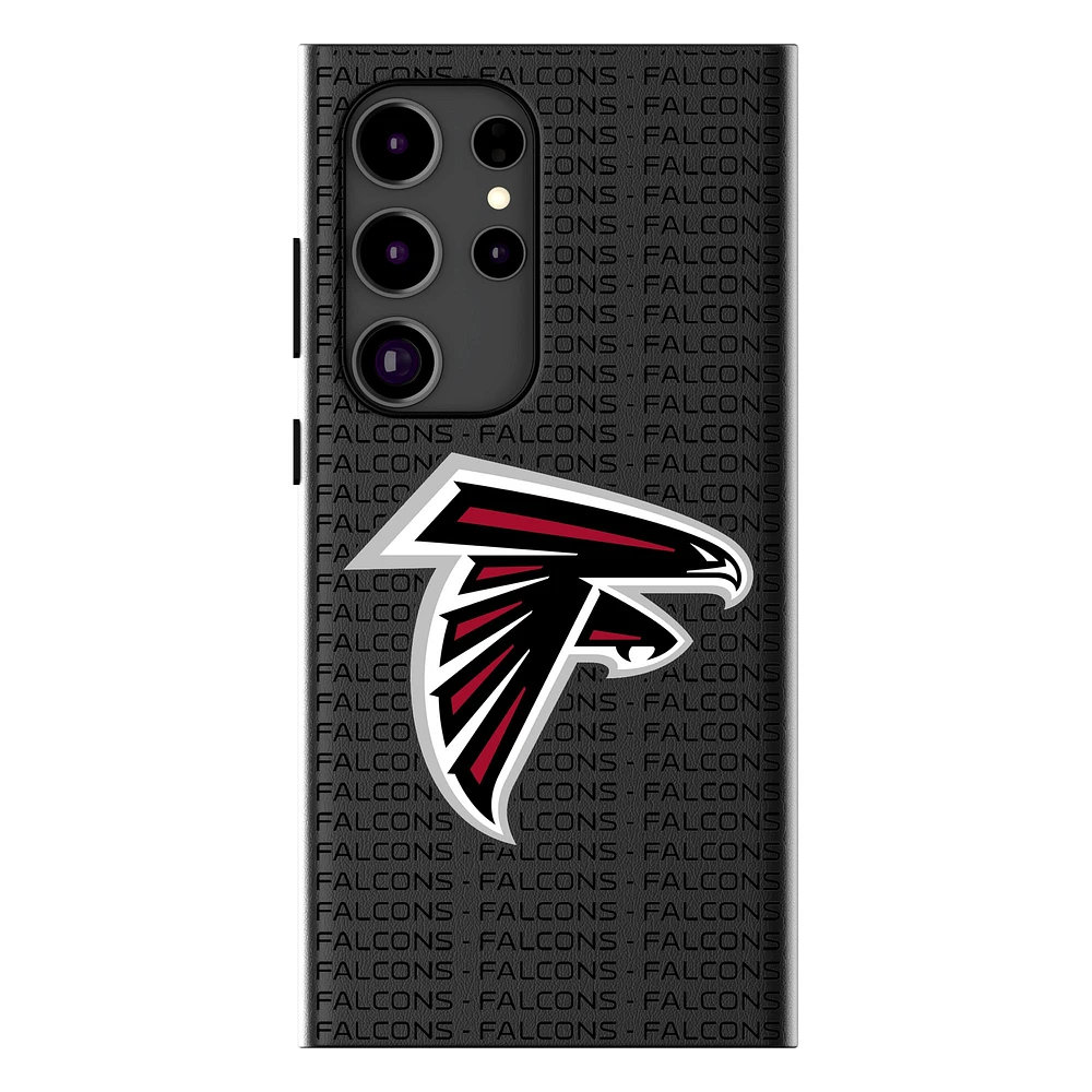 Keyscaper Atlanta Falcons Text Backdrop Galaxy Magnetic Bump Case