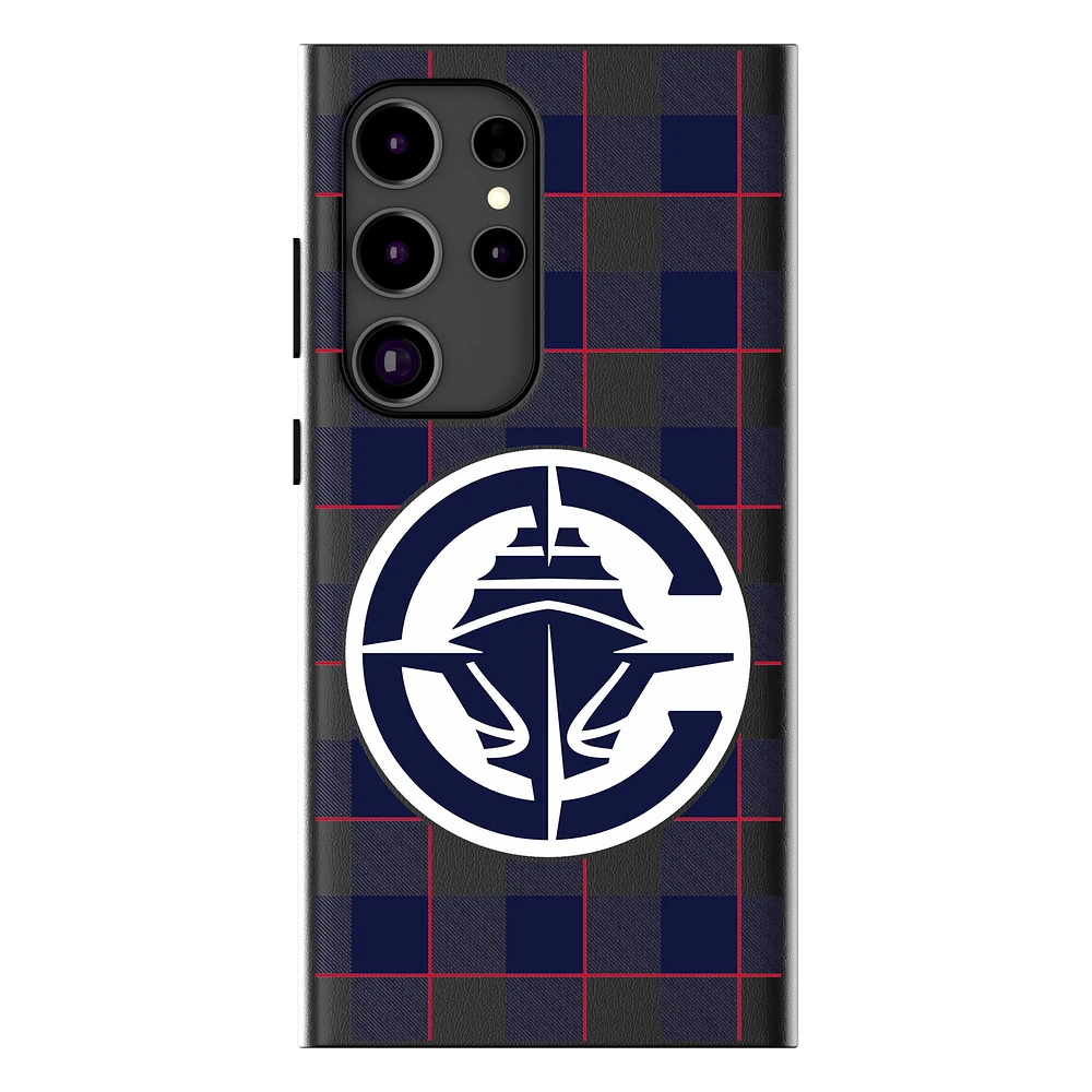 Keyscaper LA Clippers Plaid Galaxy Magnetic Bump Case