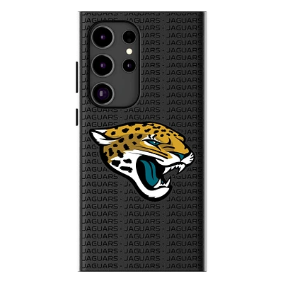 Keyscaper Jacksonville Jaguars Text Backdrop Galaxy Magnetic Bump Case