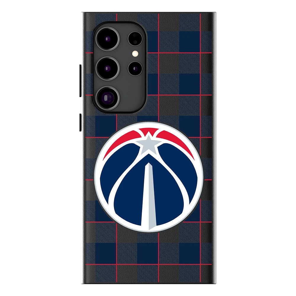 Keyscaper Washington Wizards Plaid Galaxy Magnetic Bump Case