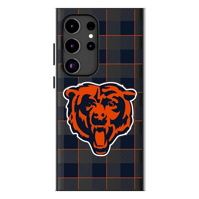 Keyscaper Chicago Bears Plaid Galaxy Magnetic Bump Case