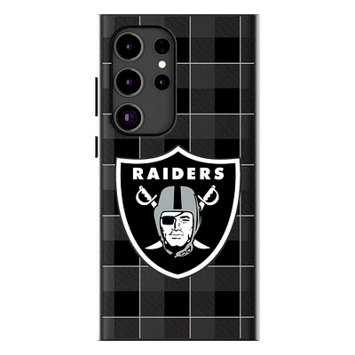 Keyscaper Las Vegas Raiders Plaid Galaxy Magnetic Bump Case