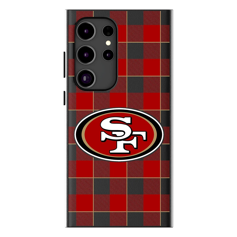 Keyscaper San Francisco 49ers Plaid Galaxy Magnetic Bump Case