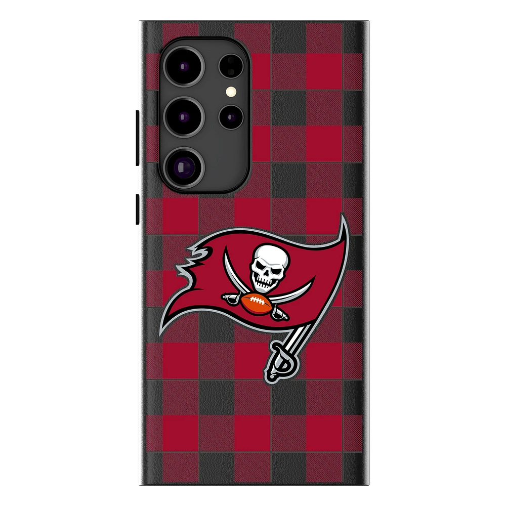 Keyscaper Tampa Bay Buccaneers Plaid Galaxy Magnetic Bump Case