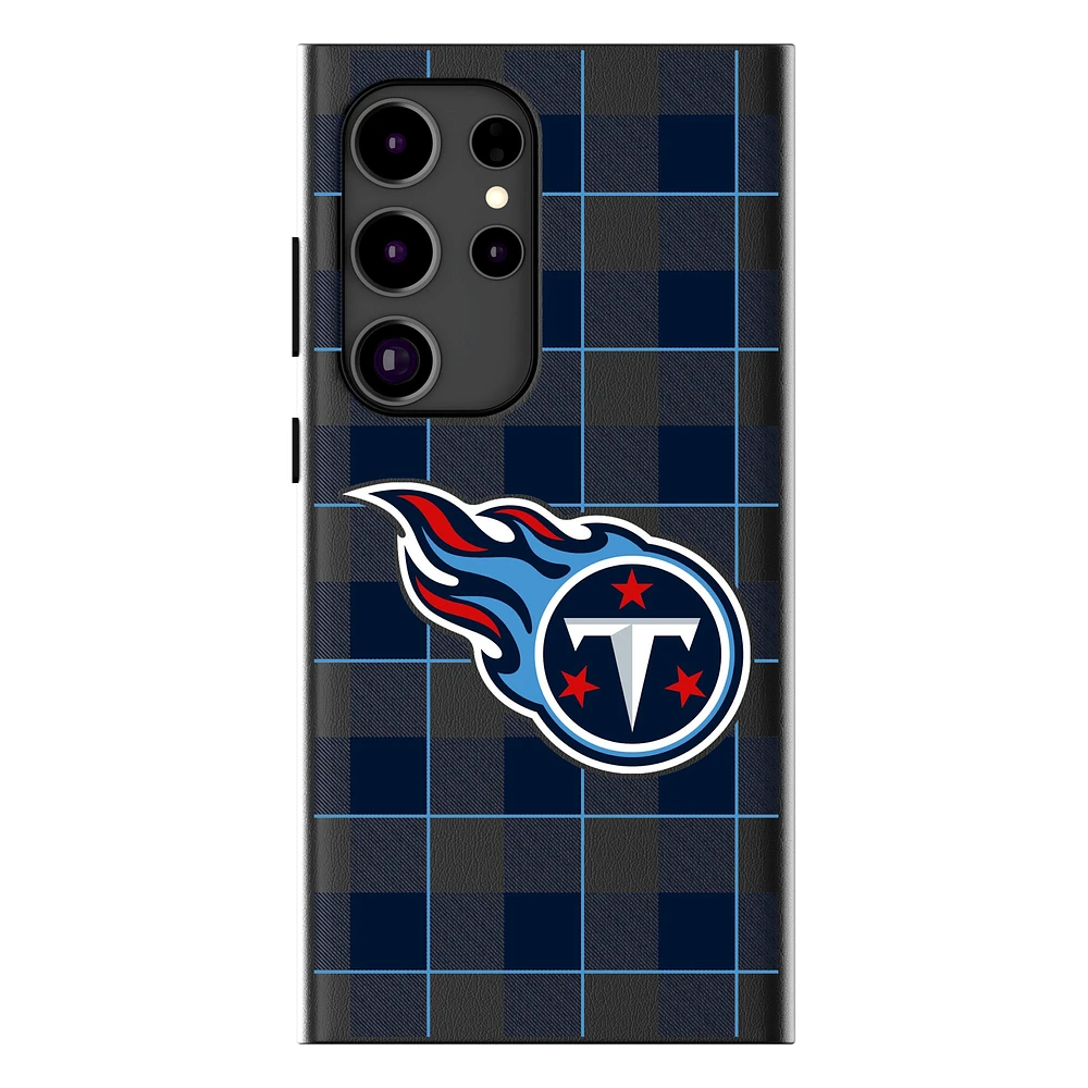 Keyscaper Tennessee Titans Plaid Galaxy Magnetic Bump Case