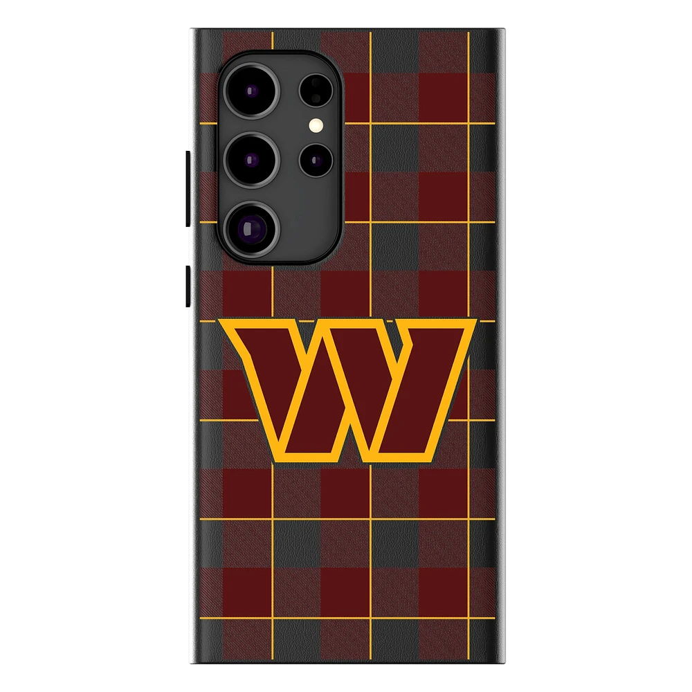 Keyscaper Washington Commanders Plaid Galaxy Magnetic Bump Case