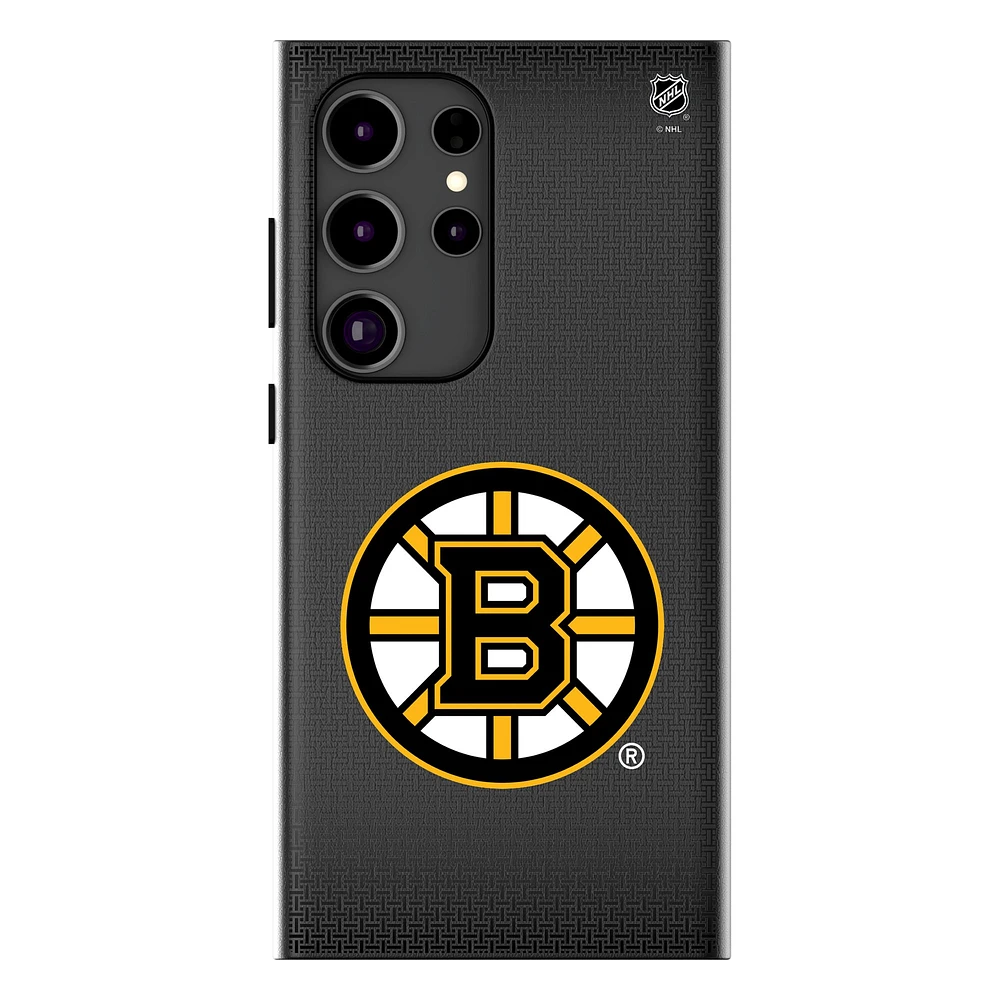 Keyscaper Boston Bruins Linen Galaxy Magnetic Bump Case
