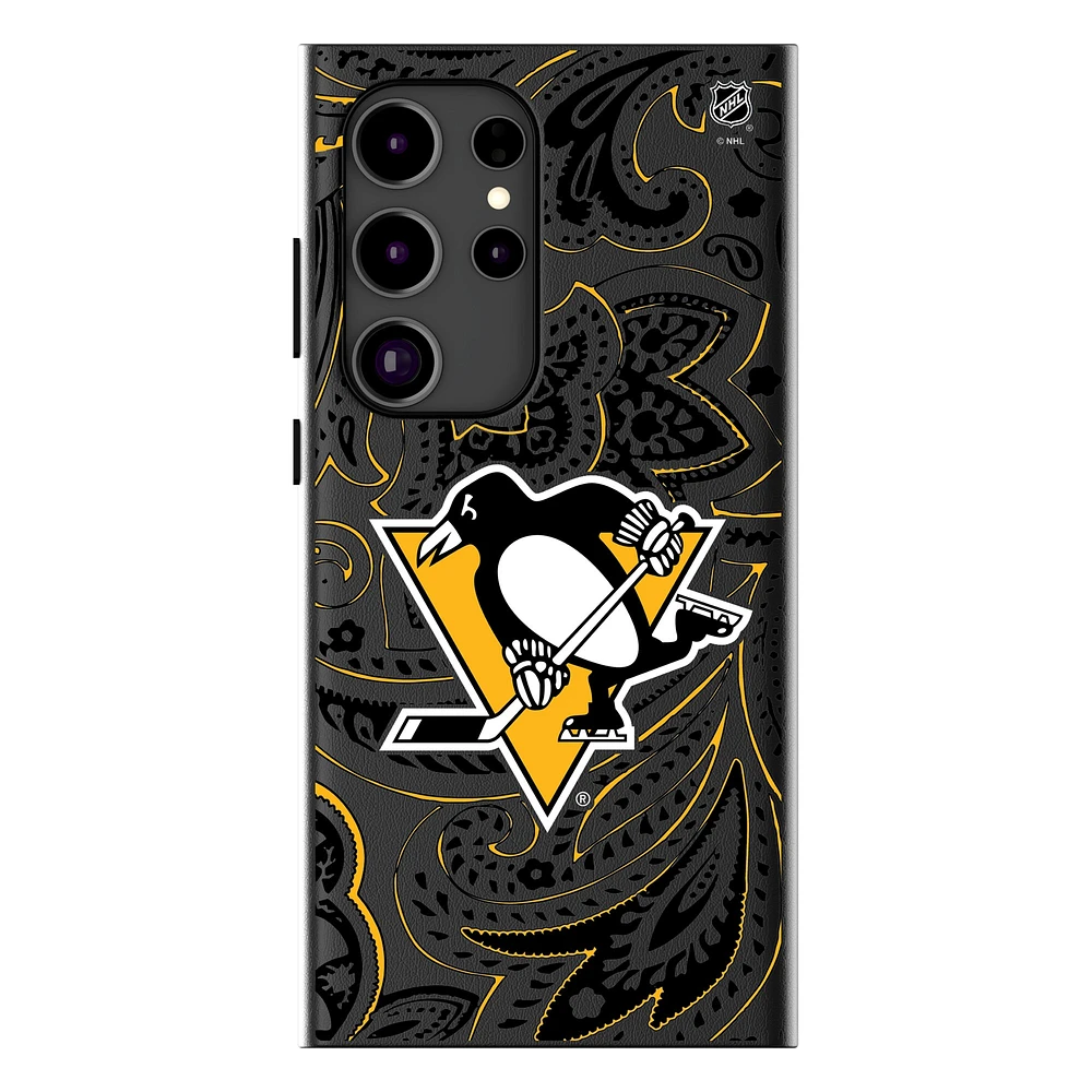 Keyscaper Pittsburgh Penguins Paisley Galaxy Magnetic Bump Case