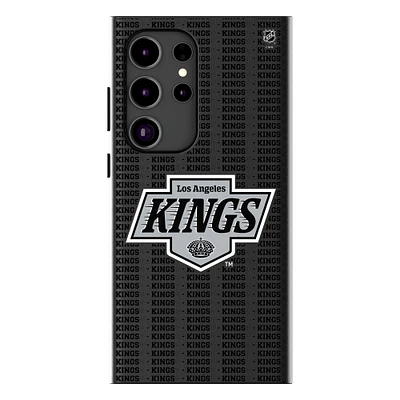 Keyscaper Los Angeles Kings Text Backdrop Galaxy Magnetic Bump Case
