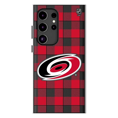 Keyscaper Carolina Hurricanes Plaid Galaxy Magnetic Bump Case