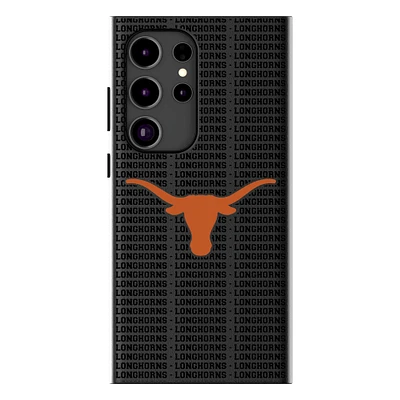 Keyscaper Texas Longhorns Text Backdrop Galaxy Magnetic Bump Case