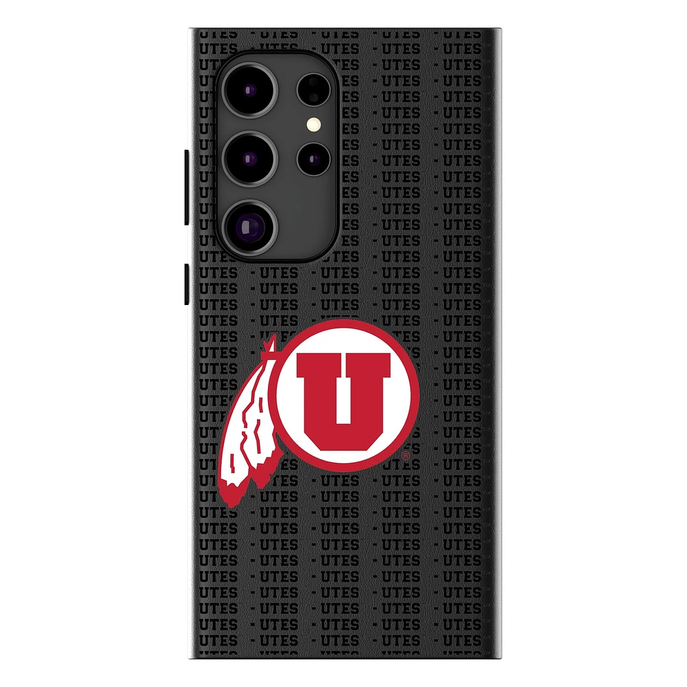 Keyscaper Utah Utes Text Backdrop Galaxy Magnetic Bump Case