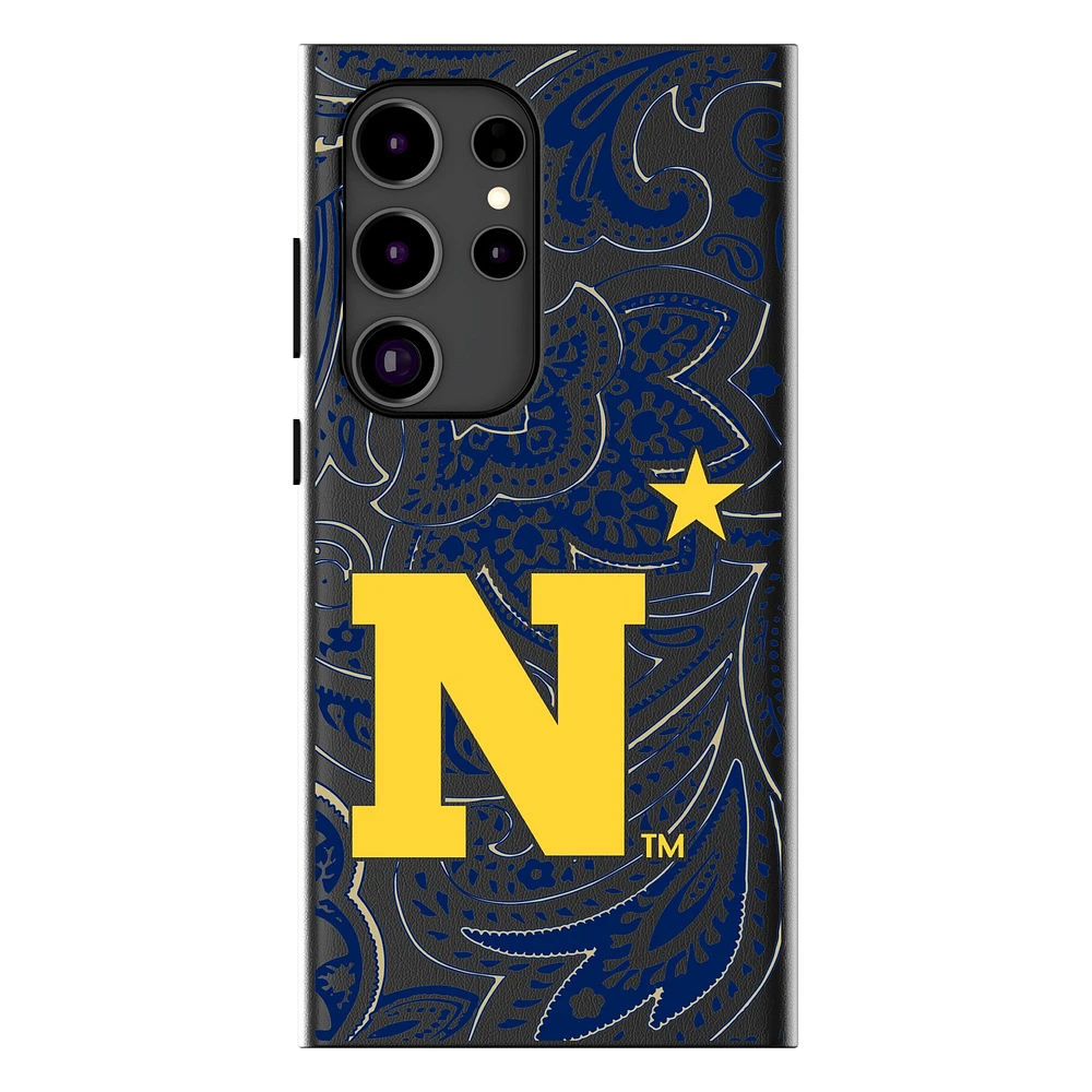 Keyscaper Navy Midshipmen Paisley Galaxy Magnetic Bump Case