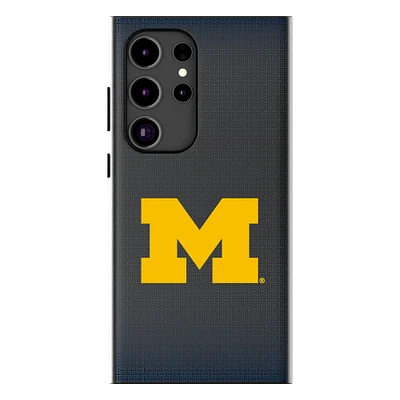 Keyscaper Michigan Wolverines Linen Galaxy Magnetic Bump Case