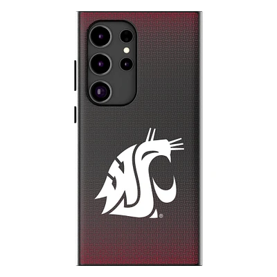 Keyscaper Washington State Cougars Linen Galaxy Magnetic Bump Case