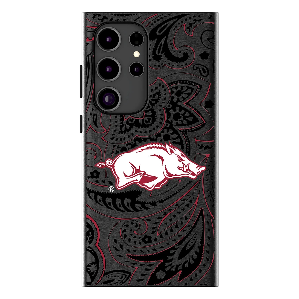 Keyscaper Arkansas Razorbacks Paisley Galaxy Magnetic Bump Case