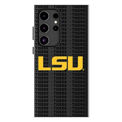 Keyscaper LSU Tigers Text Backdrop Galaxy Magnetic Bump Case