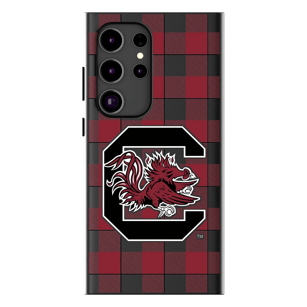 Keyscaper South Carolina Gamecocks Plaid Galaxy Magnetic Bump Case