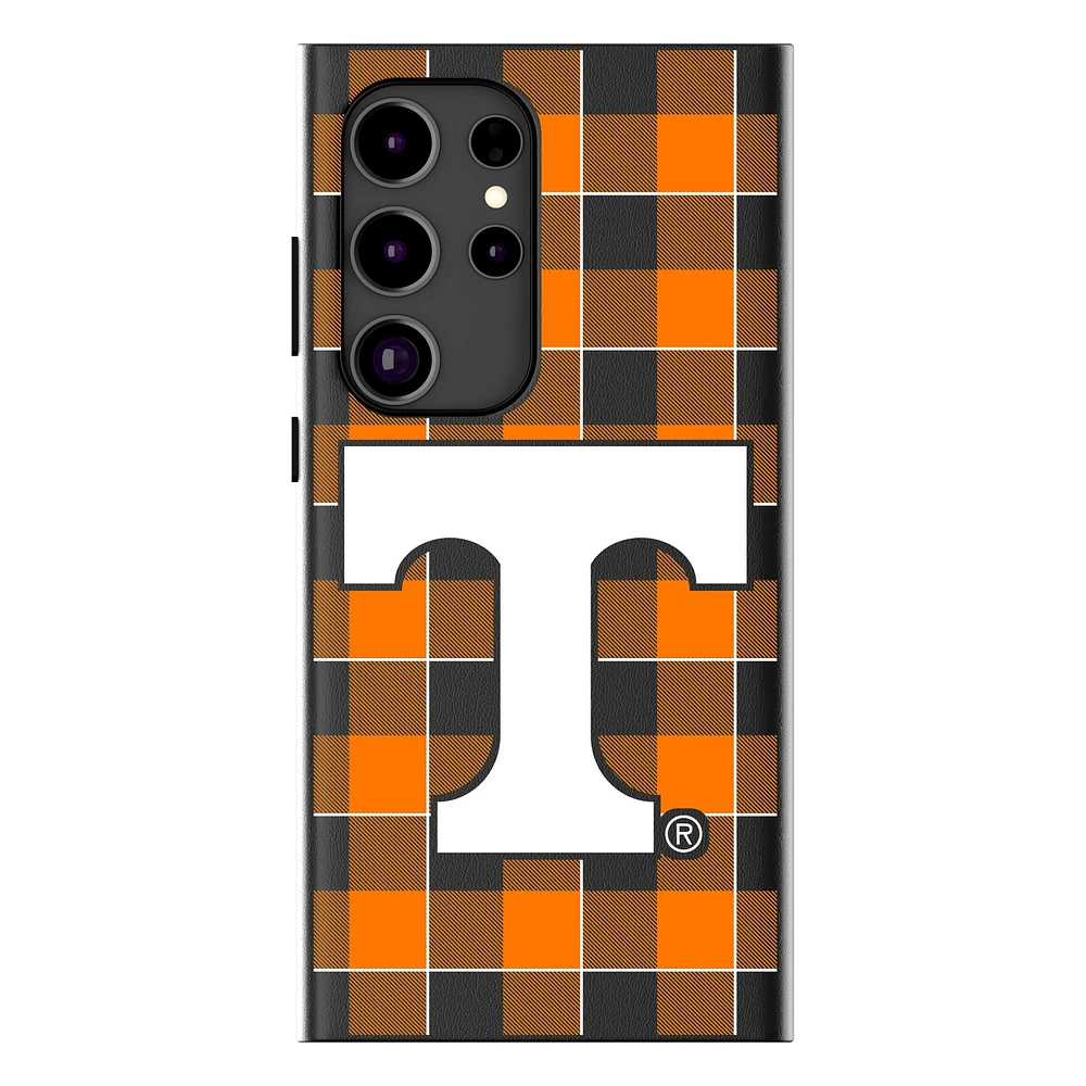Keyscaper Tennessee Volunteers Plaid Galaxy Magnetic Bump Case