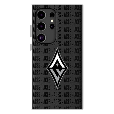Keyscaper Las Vegas Aces Text Backdrop Galaxy Magnetic Bump Case