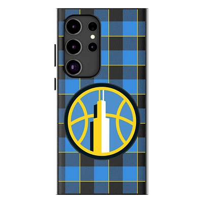 Keyscaper Chicago Sky Plaid Galaxy Magnetic Bump Case