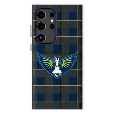 Keyscaper Dallas Wings Plaid Galaxy Magnetic Bump Case
