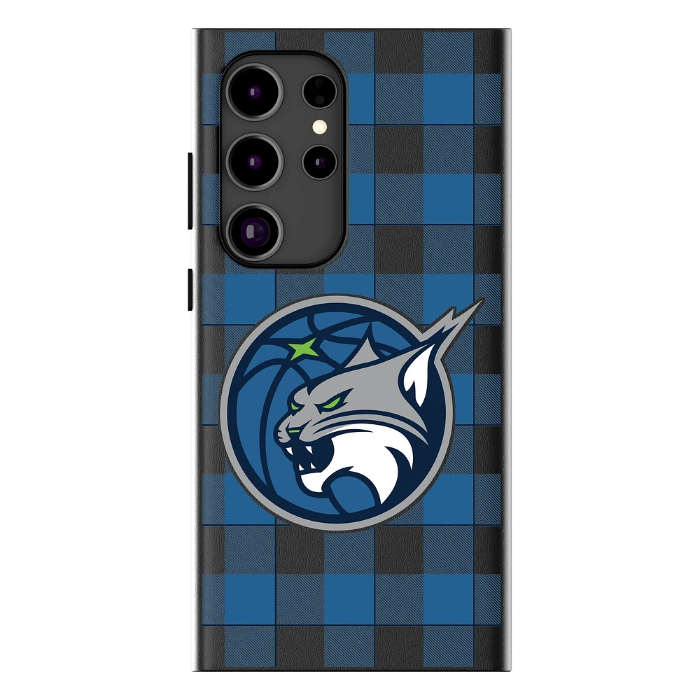 Keyscaper Minnesota Lynx Plaid Galaxy Magnetic Bump Case