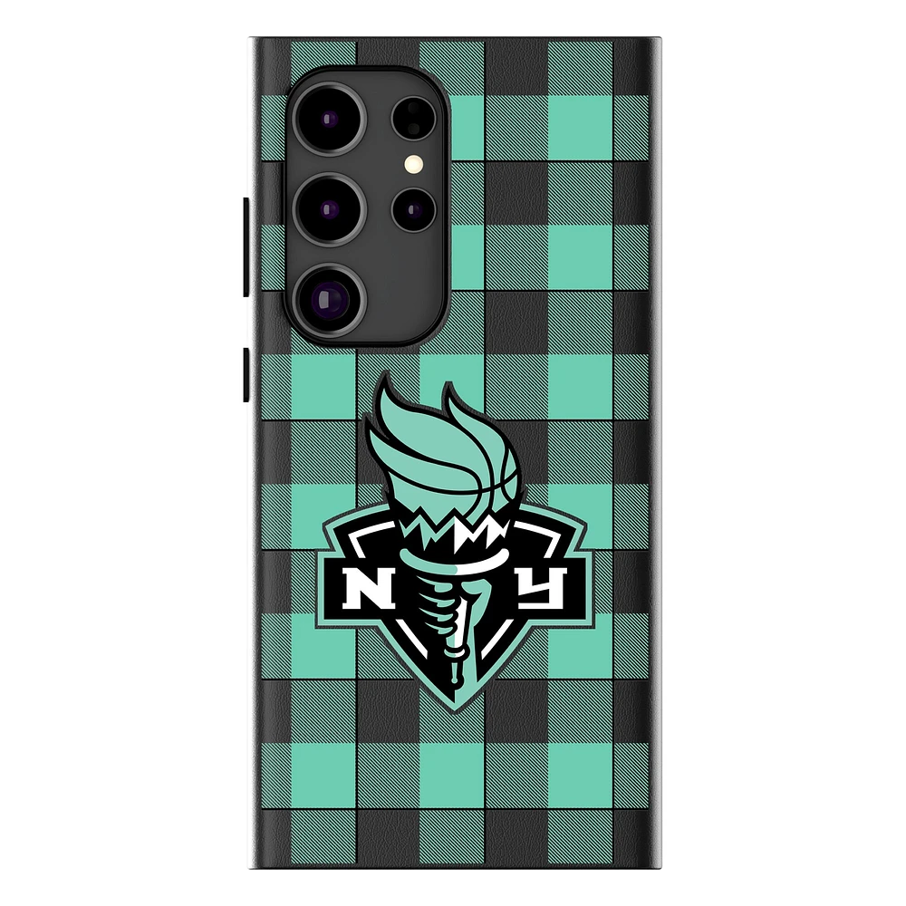 Keyscaper New York Liberty Plaid Galaxy Magnetic Bump Case