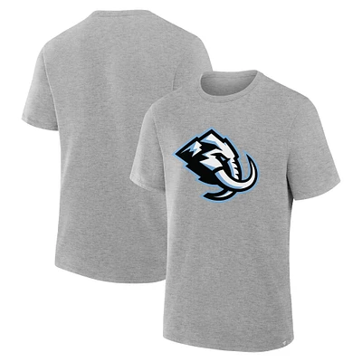Men's Fanatics Heather Gray Utah Mammoth Primary Logo Legacy T-Shirt