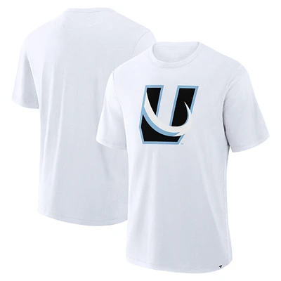 Men's Fanatics White Utah Mammoth Alternate Logo Stadium Slub T-Shirt