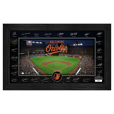 Highland Mint Baltimore Orioles Framed 12" x 20" 2025 Signature Field Photograph - Facsimile Signatures - Limited Edition of 5,000