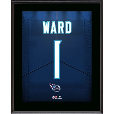 Cameron Ward Tennessee Titans 10.5" x 13" Jersey Number Sublimated Player Plaque