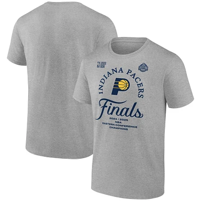 Men's Fanatics Steel Indiana Pacers 2025 Eastern Conference Champions Locker Room T-Shirt