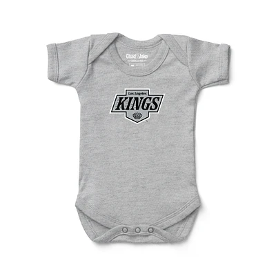 Infant Chad & Jake Heather Gray Los Angeles Kings Logo Bodysuit