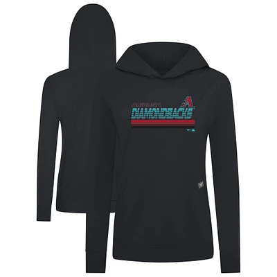Women's Levelwear Arizona Diamondbacks Relay Breaker Pullover Hoodie