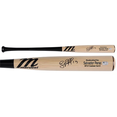 Salvador Perez Kansas City Royals Autographed Marucci Game Model Bat