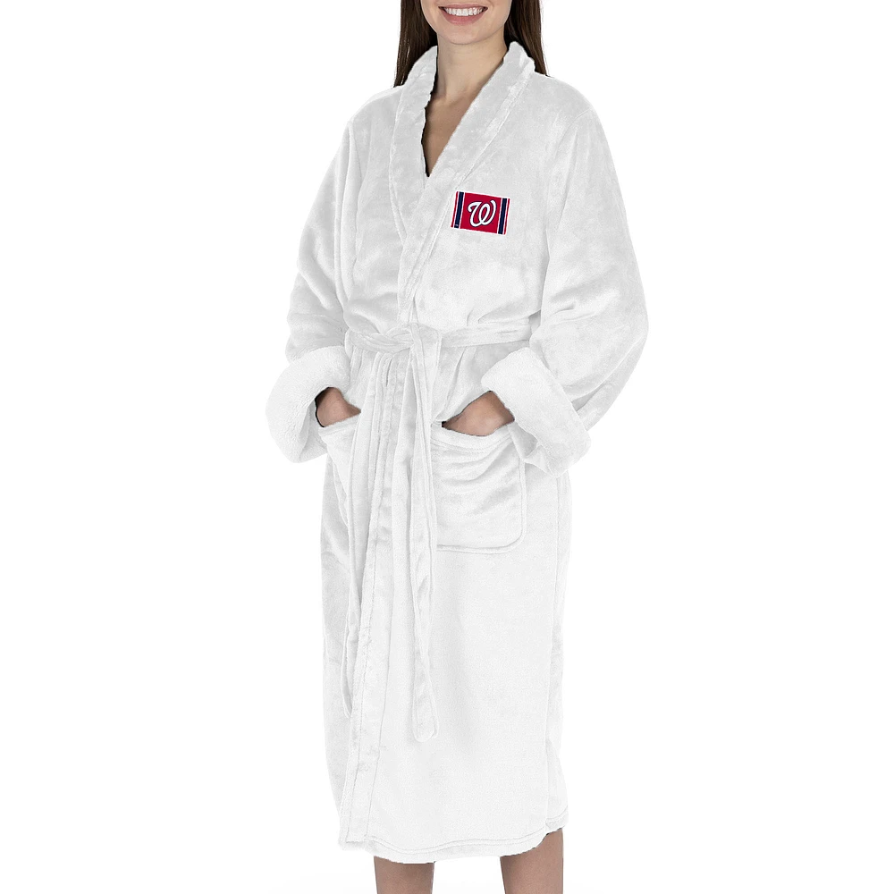 Women's The Northwest Group White Washington Nationals Silk Touch Robe