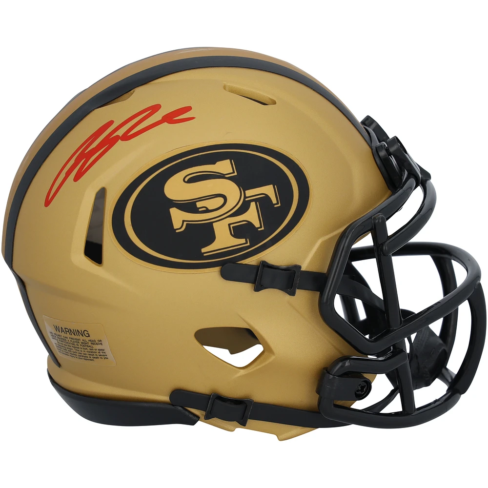 Ricky Pearsall San Francisco 49ers Autographed Riddell Rave Speed Mini Helmet