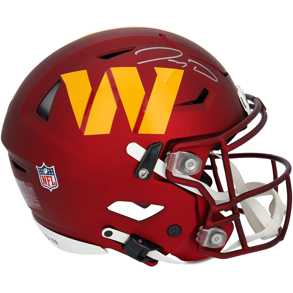 Jayden Daniels Washington Commanders Autographed Riddell Speed Flex Authentic Helmet