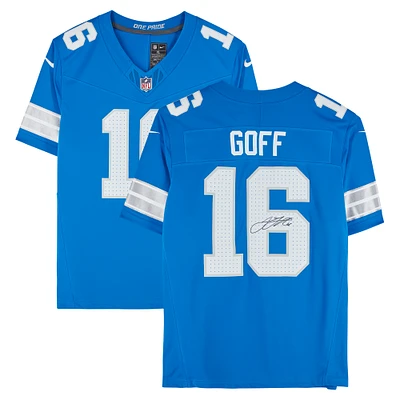 Jared Goff Detroit Lions Autographed Nike Vapor F.U.S.E. Limited Jersey