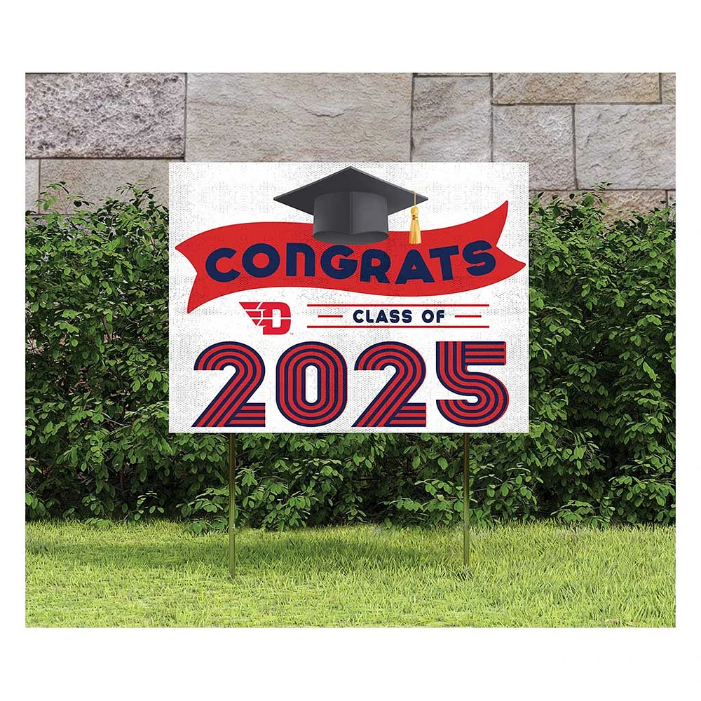 Dayton Flyers Class of 2025 18" x 24" Yard Sign with Stakes