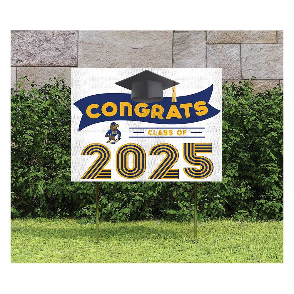 Kent State Golden Flashes Class of 2025 18" x 24" Yard Sign with Stakes