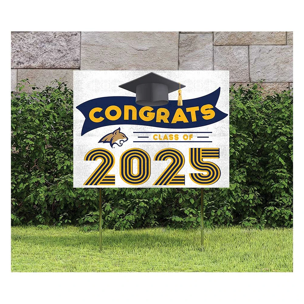 Montana State Bobcats Class of 2025 18" x 24" Yard Sign with Stakes