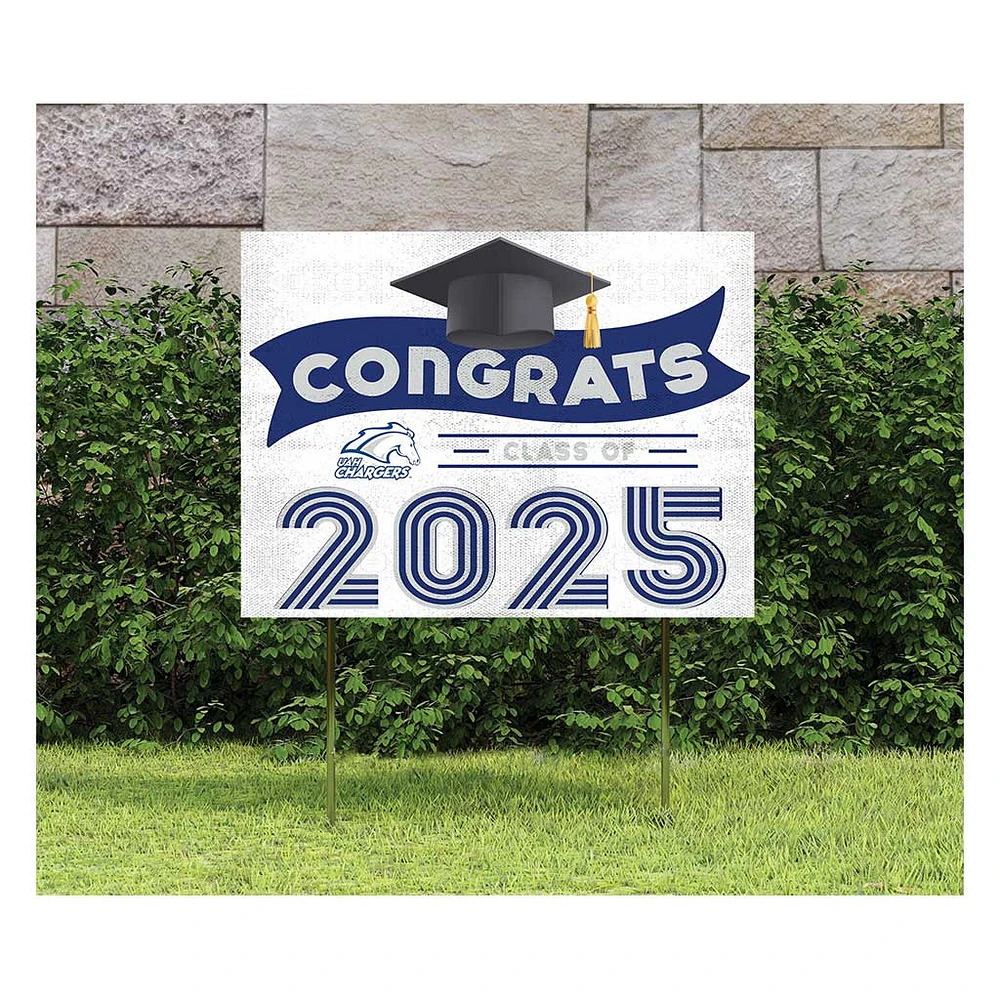 UAH Chargers Class of 2025 18" x 24" Yard Sign with Stakes