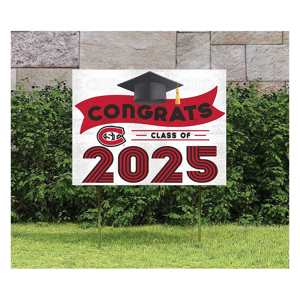 St. Cloud State Huskies Class of 2025 18" x 24" Yard Sign with Stakes